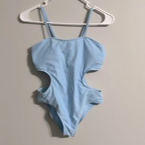 Dmall blue one piece bathing suit